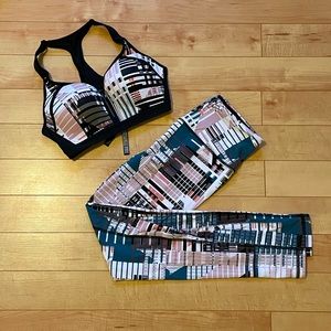 NWOT VICTORIA SECRET SPORTS BRA & LEGGINGS SET